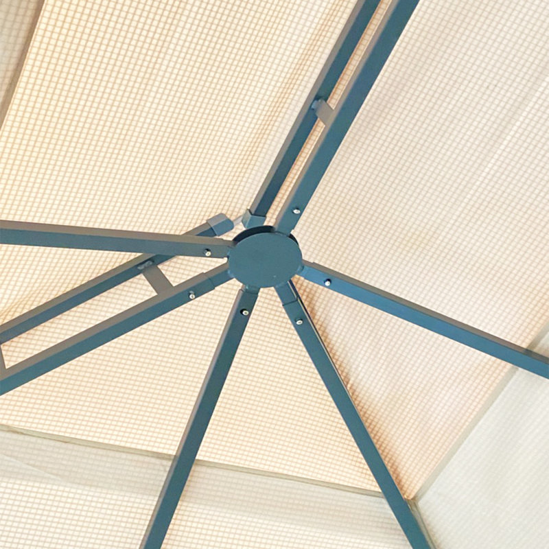 Garden Winds Gray Polyester Replacement Canopy for Canopy