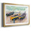 Quai d'Étretat (trois bateaux de pêche) encadré sur papier par Claude Monet-1622595072-1622595075