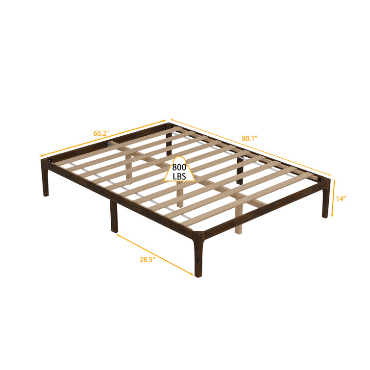 Solid Wood Platform Bed