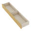 Lit plateforme double en bois pour enfants avec rails, lit bas, naturel-1746887752-1746887750