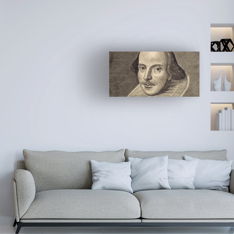 Art sur toile Marcus Jules William Shakespeare II, H 12 po x l 24 po