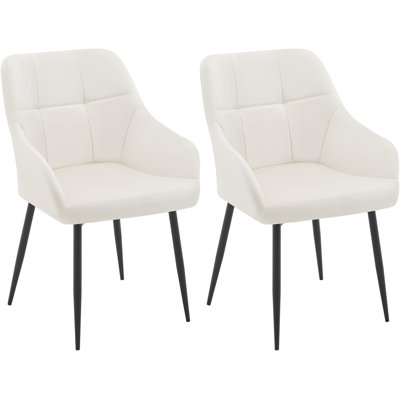 Ousmane Velvet Upholstered Metal Armchair