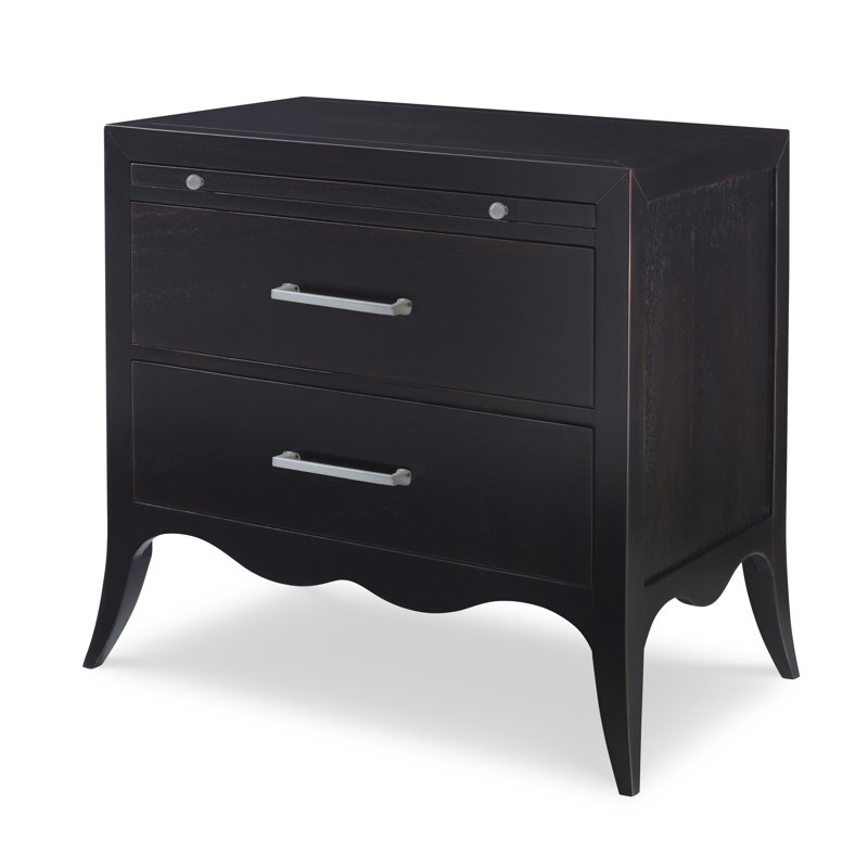 Beatrix 33'' W Solid Wood Nightstand
