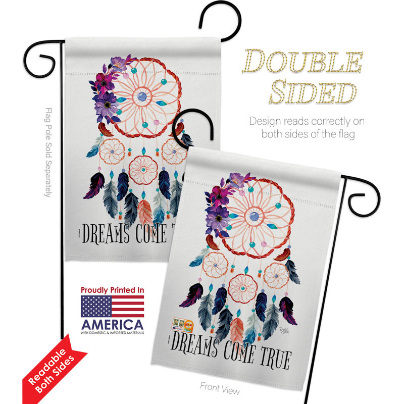 Double Sided 18.5'' H x 13'' W Polyester Garden Flag