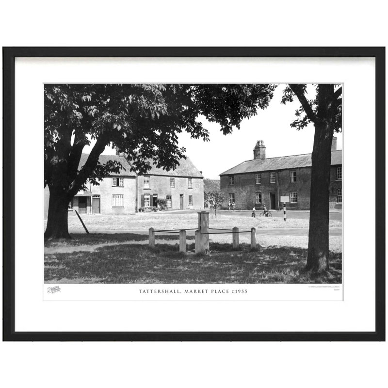 Tattershall, Market Place C1955 by Francis Frith - Single Picture Frame Print, 60cm H x 80cm W x 2.3cm D