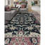 Tapis noir et rouge de haute qualité noué à la main
