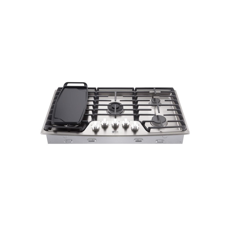 Plaque de cuisson au gaz naturel 36 po avec 5 brûleurs LG