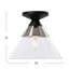 Plafonnier encastré en verre Cvetank-806754482