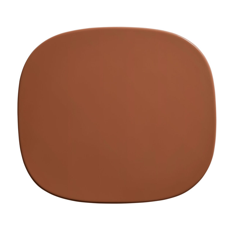 Small Talk Outdoor Side Table, Rust, 17" H x 16" W x 14" D