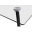 Avon Glass Top Metal Base Dining Table