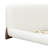 Paris Boucle Upholstered Platform Bed With Thick Headboard & Solid Wood Legs-118728776