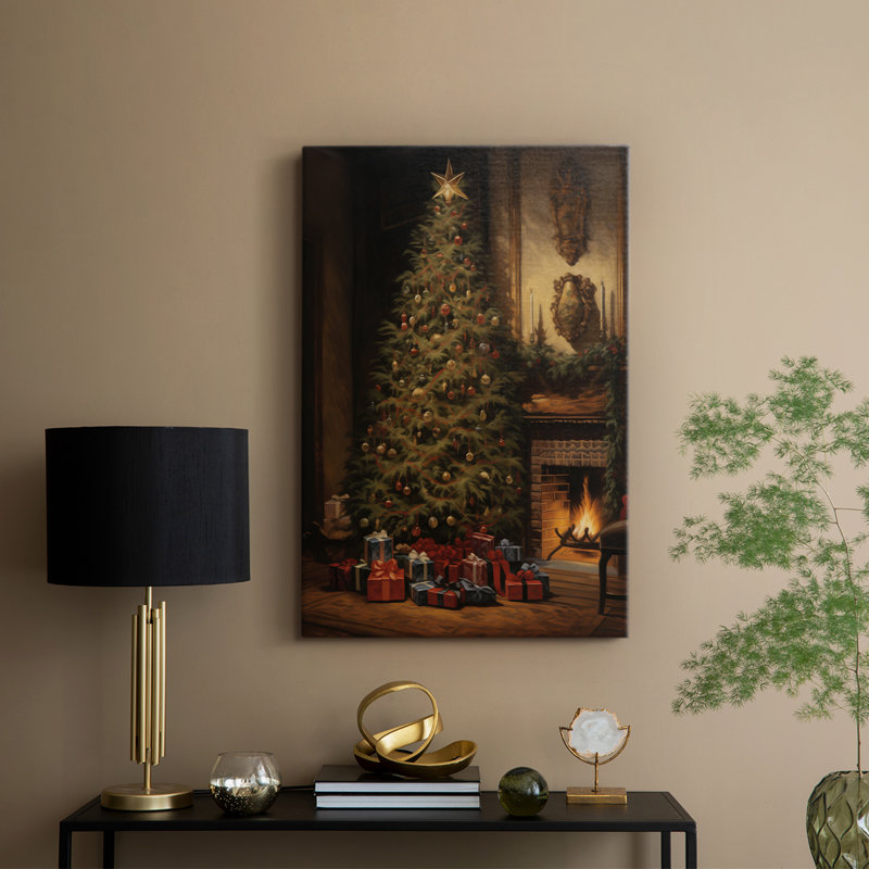 DCLXIX, art des Fêtes de Noël - galerie Cavas, H 27 po x l 18 po