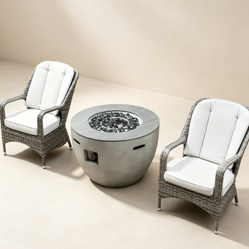 2 - Person Seating Group With Fire Pit Table