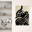 «Bold Abstract Curves», reproduction d'art abstrait contemporain audacieux-130680660