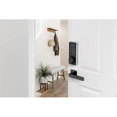 Fingerprint Keyed Electronic Smart Door Lock Deadbolt with Capacitive Touchpad