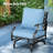 Tapasi 5-7 - Person Patio Conversation Set with Rocking Lounge Chairs & Optional Ottoman-101628644-101363752