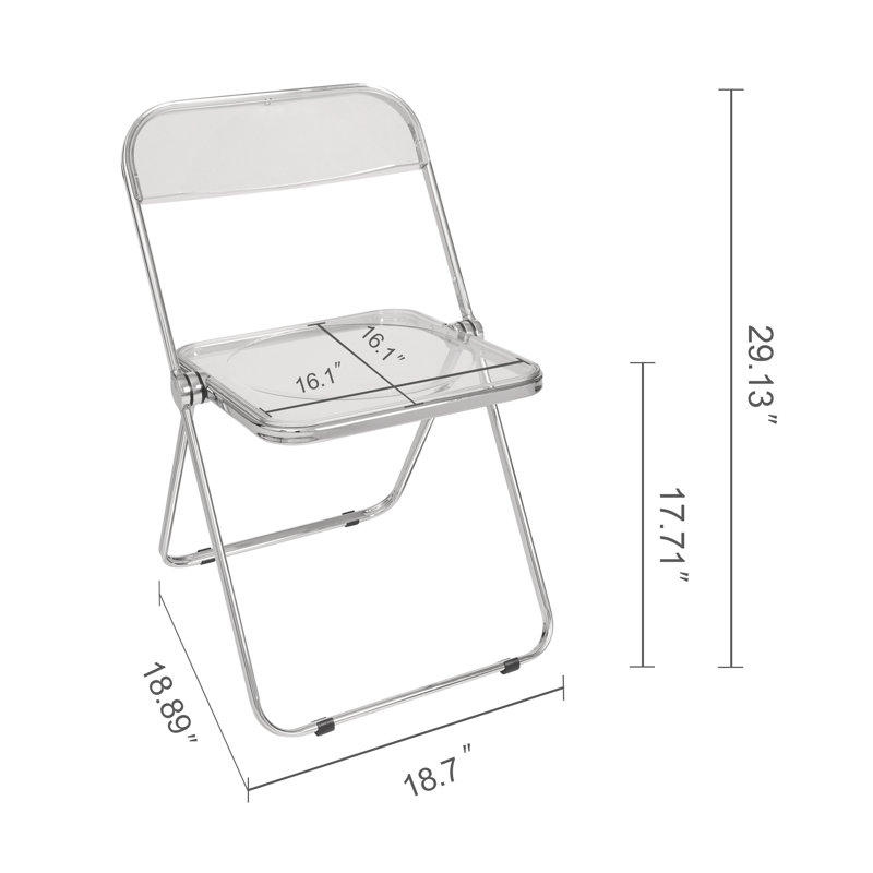 Chaise pliante en PET