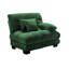 Canapé Pariss RSF avec 2 coussins - vert