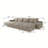 135"Large size modular cloud sofa 6 seats down sofa bed apartment living room sofa ,No Assembly Required-1600417667-1600417668