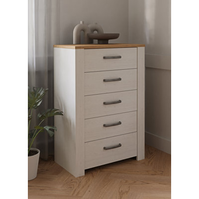Ortiz 5 - Drawer Rectangle Accent Chest