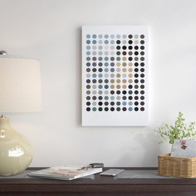 «Modern Art - Earthy Dots», impression