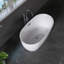 Baignoire de trempage autoportante en acrylique 51 po. X 28 po.