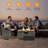 Arlmont & Co. 32"x 20" Propane Fire Pit Table Set With Side Table Tank & Cover 40,000 Btu