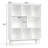Radnor Modern 8-Cube 3-Tier Open Bookshelf-1187334300