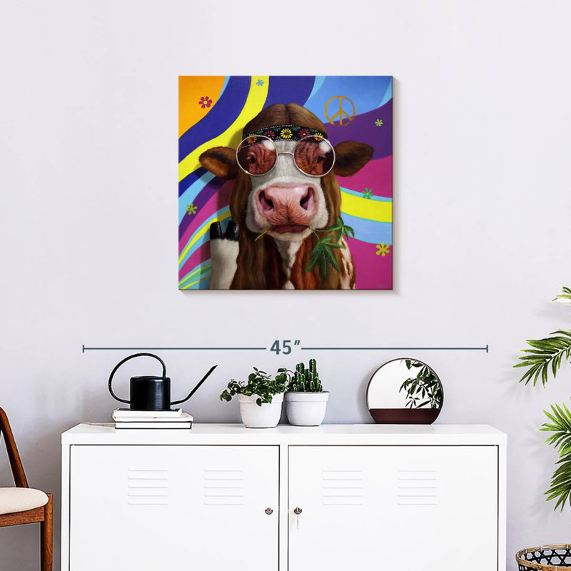 Grass Fed, 24" H x 24" W