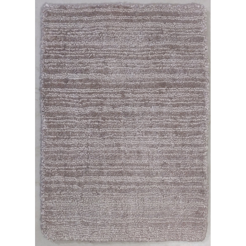 Tapis tissé à la main | Tapis moderne en bambou et soie | 7 mm d'épaisseur | Tapis d'intérieur Camel
