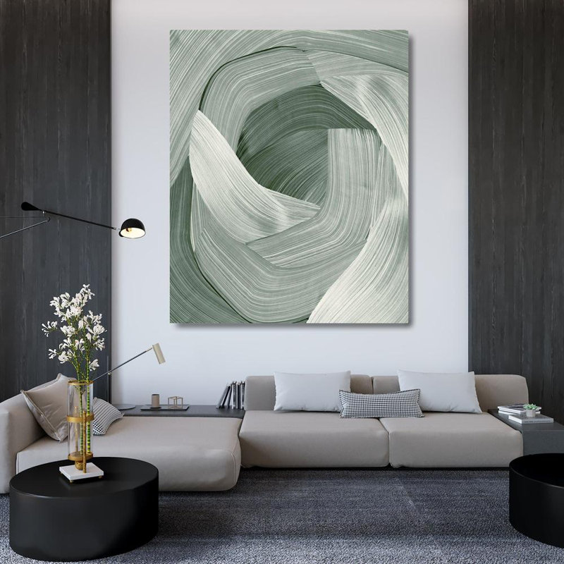 Art sur toile tendue Orren Ellis PI Studio Gallery: Enriched Emerald, H 43 po x l 36 po