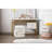 Velvet Fabric Ottoman Makeup Stool Footstool,White-841518542