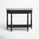 Aberdale 40'' Console Table with Marble Top