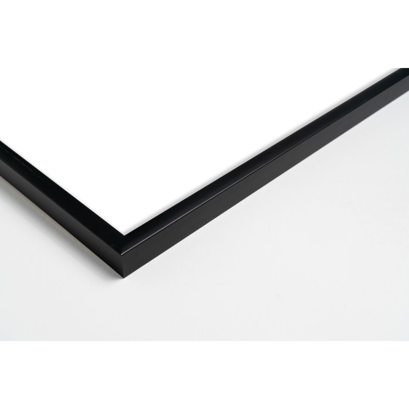 «Caleen Green on Green 2» par Andrea Stokes - peinture encadrée, Cadre noir, H 50 po x l 35 po