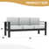 Alturas Standalone Product 73" Wide Outdoor Reversible Patio Sofa with Cushions