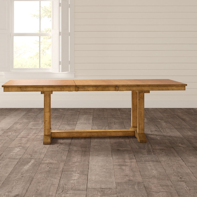 Shaler Extendable Solid Wood Dining Table
