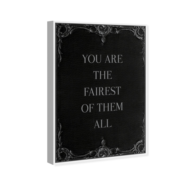 " The Fairest II IV II ", White Framed, 36" H x 24" W