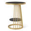 Table d'appoint ronde en acier 17,75 po Demick-71598937