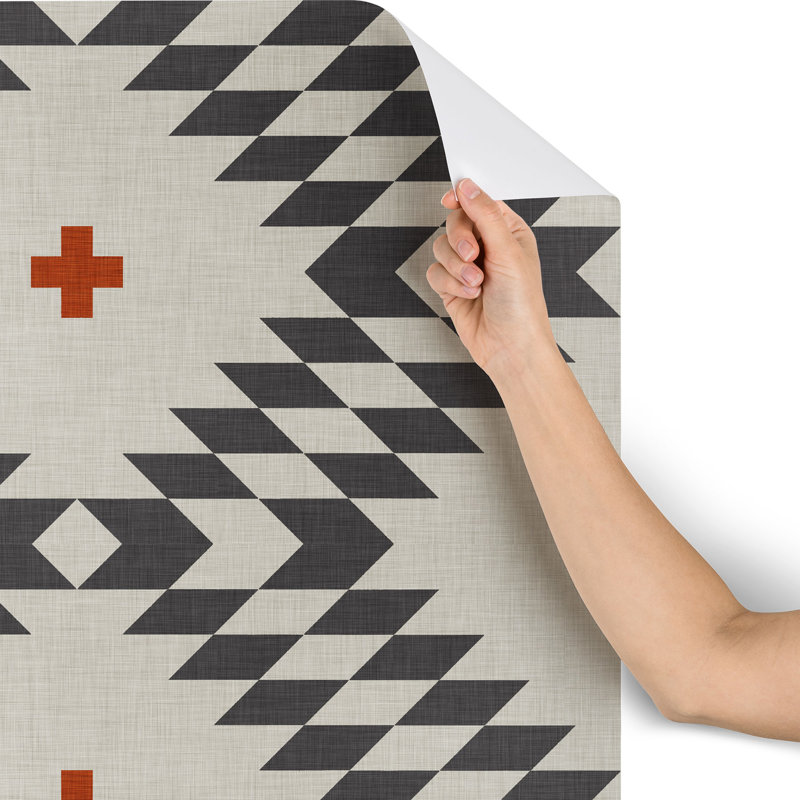 Panneau de papier peint adhésif naturel plus mat holli zollinger native plus, L 10 po x l 24 po