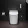 Auto Open/Close Tankless Smart Bidet Toilet with Auto Flush, Foot Sensor Function, Heated Seat,Dryer