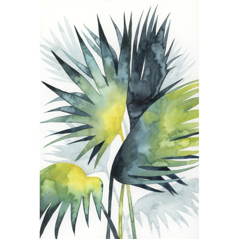 Sunset Palm Composition IV by Grace Popp - Painting Print, 122cm H x 81cm W, Wrapped Canvas