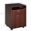 Armoire de rangement mobile brune et support pour imprimante avec tiroir, amplement nécessaire pour le bureau, compacte à placer sous le bureau, 4 roulettes omnidirectionnelles faciles à déplacer, - Bois de particules recouvert