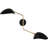 Racer Solid Brass Plug-in Swing Arm Sconce