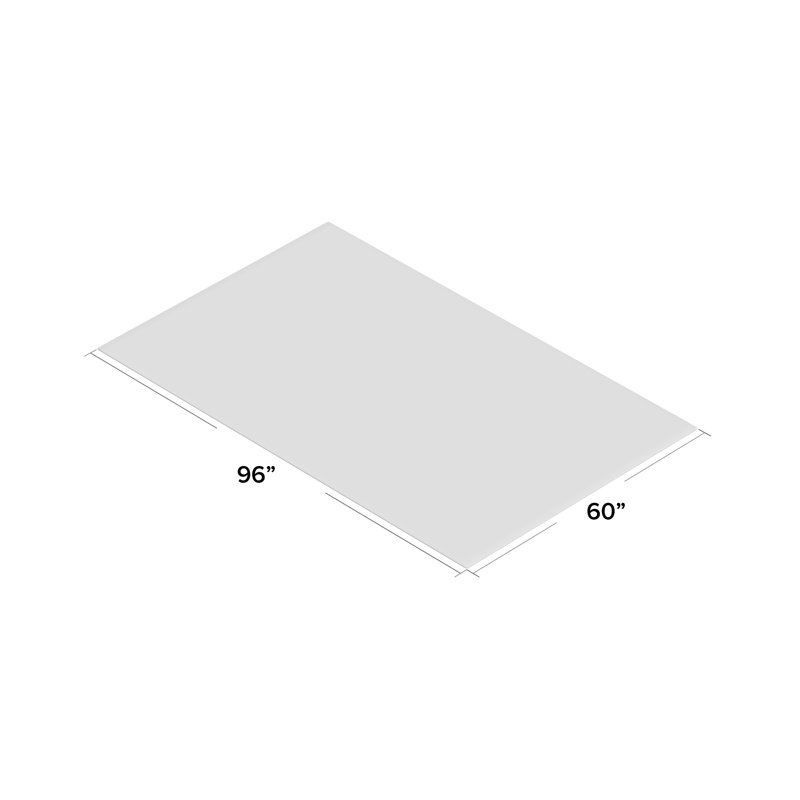 Tapis ikat bleu Maner, Rectangle 5 pi x 8 pi