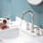 Widespread and Mounting / Installation Required Single Bathroom Faucet with Drain Assembly-86862902