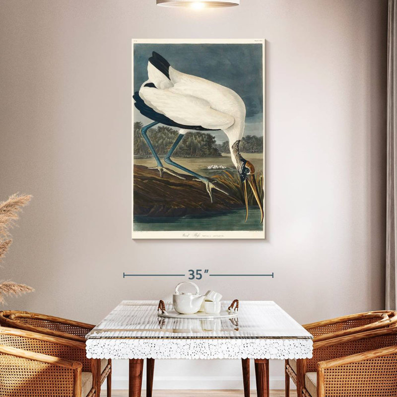 Brampt Wood Ibis, 48" H x 32" W
