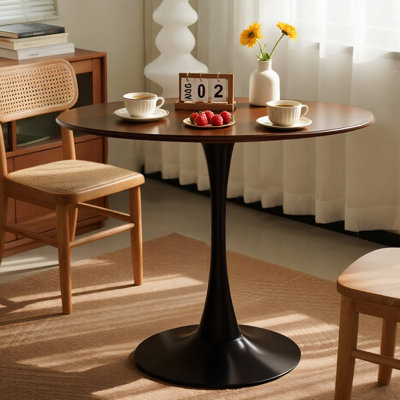 Elegant Wood & Steel Coffee & Cocktail Table, Modern Design For Home & Dining