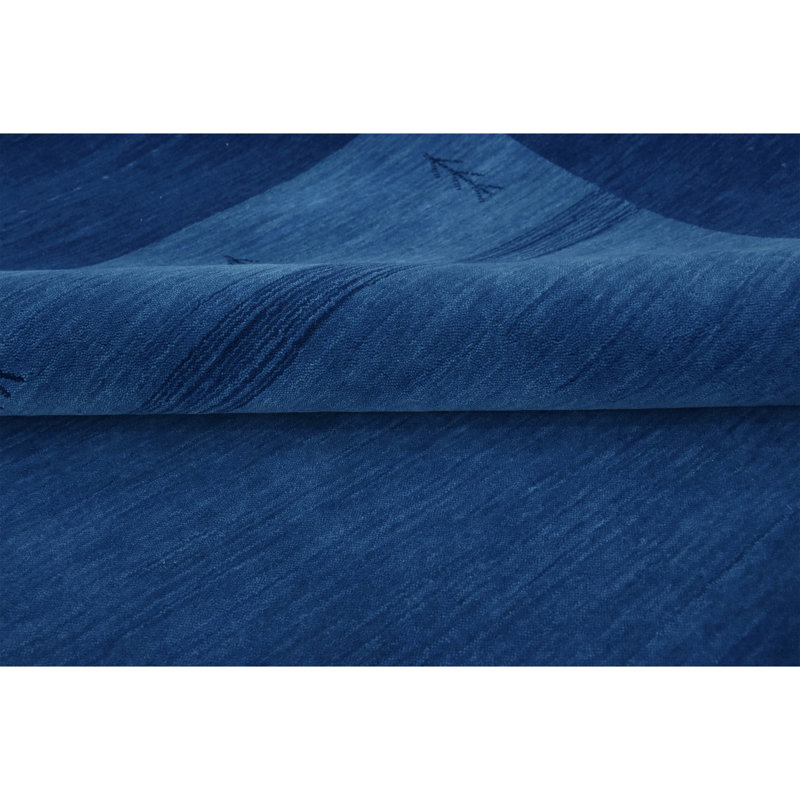 Area Rug in Blue, Rectangle 9'9" x 13'9"