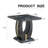 Wood 23.6"Square Coffee Table-267366571