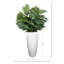 Faux Palm Plant in Fiberstone Planter